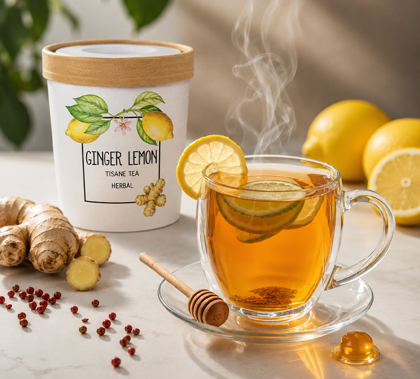 Ginger Lemon Hot Citrus z cytryną, limetką i imbirem